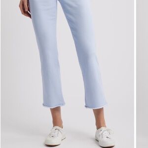 Wit & Wisdom Tatum AbSolution High Waist Frayed Ankle Flare Jeans